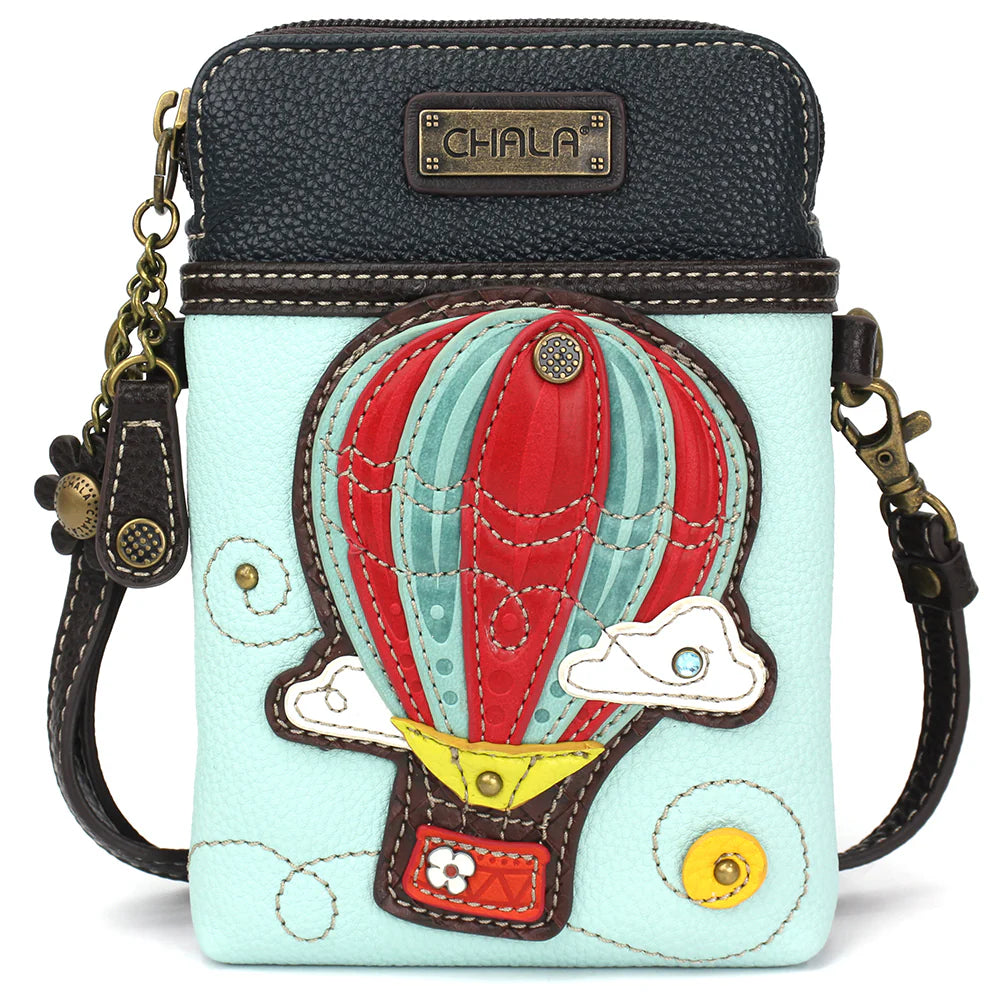 Elevate your style with the delightful Chala vegan leather crossbody handbag, featuring a whimsical Chala Pal Balloon companion on the front. Crafted with cruelty-free materials, this charming accessory blends fashion with personality, making a statement that is both playful and environmentally conscious. Experience the perfect blend of whimsy and elegance with every wear, showcasing your unique flair wherever you go.